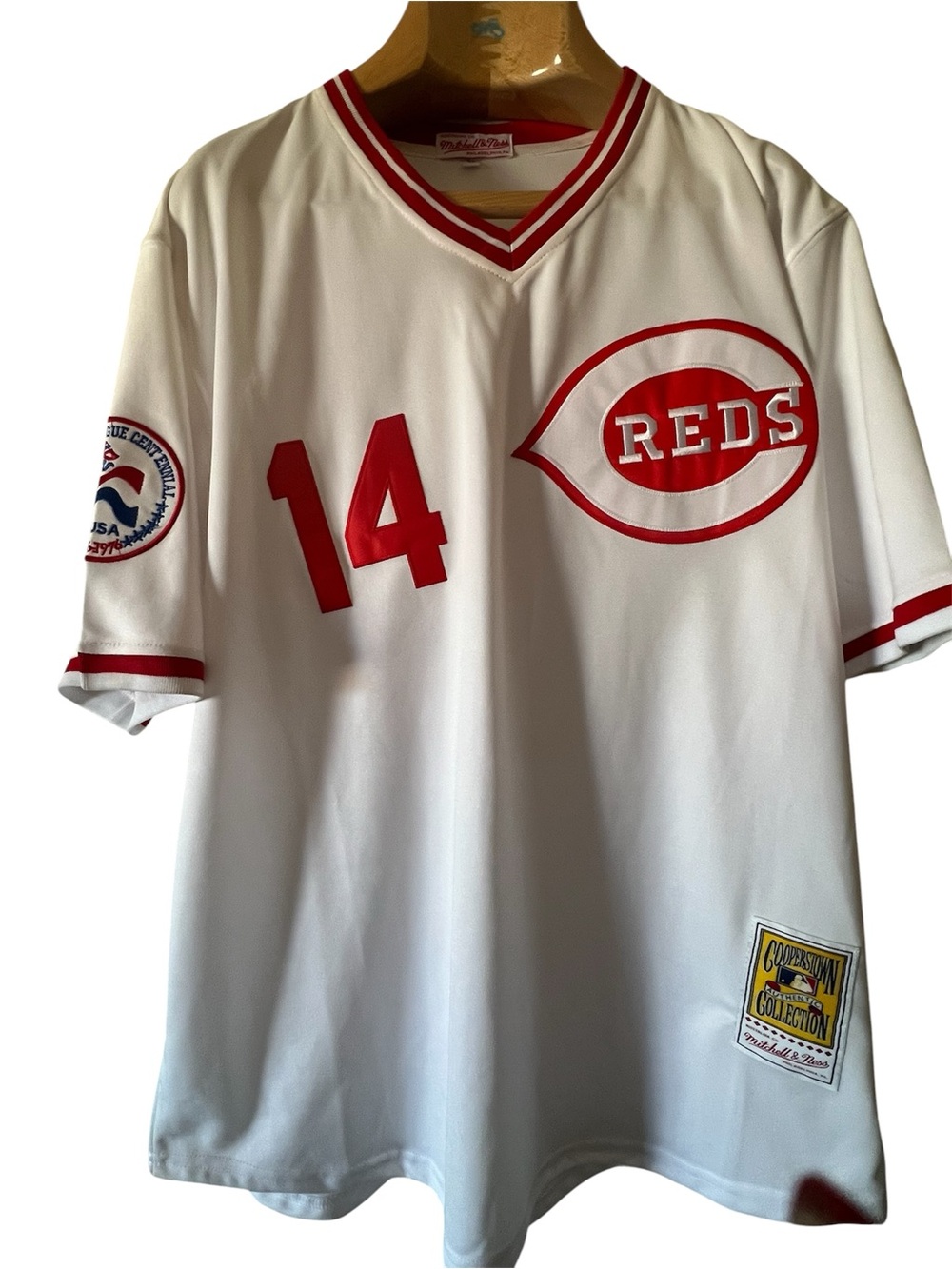Authentic Jersey Cincinnati Reds 1976 Pete Rose | Mens Mitchell & Ness MLB sz XL